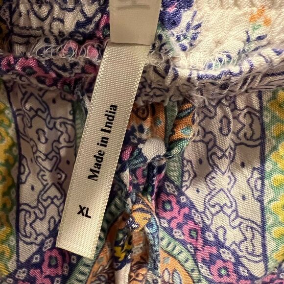 Live 4 Truth boho high side slit skirt with drawstring waist size XL - Picture 9 of 9